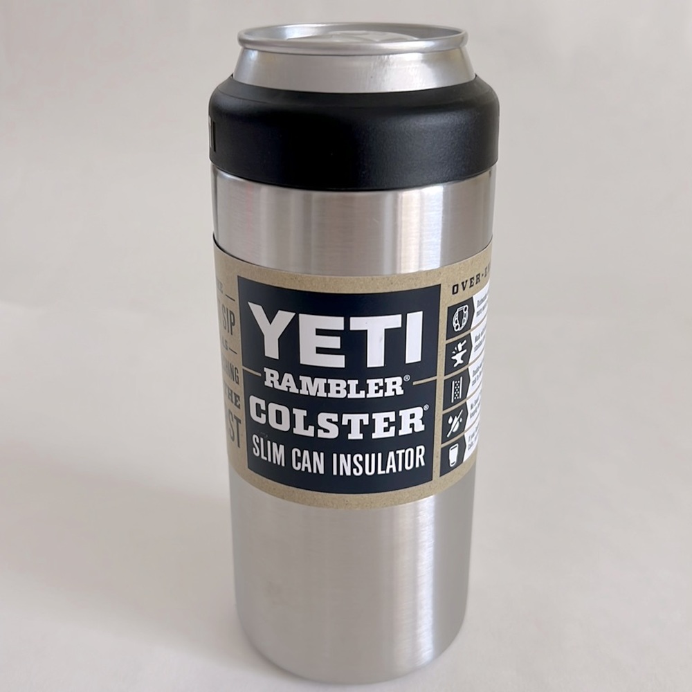 YETI Stainless Slim Colster Can Insulator
